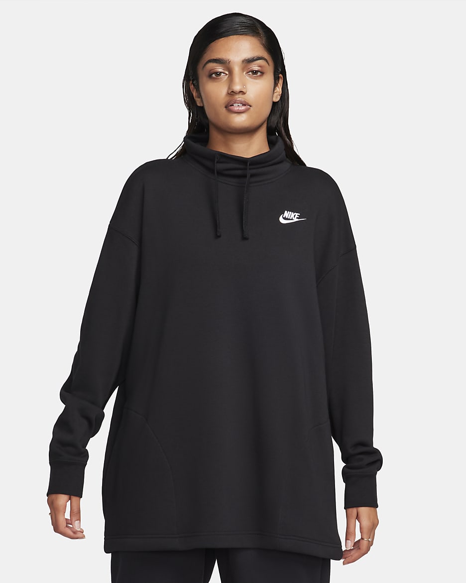 Funnel neck sweater nike best sale